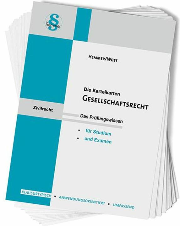 Actual product image Company Law Index Cards (111 x)