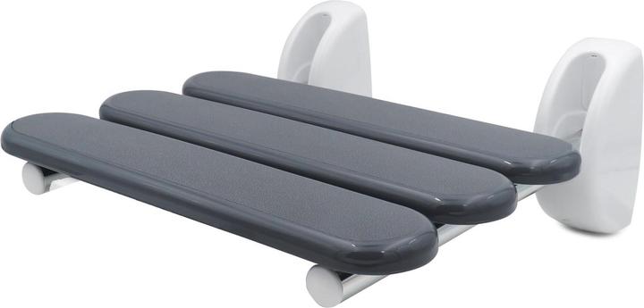 Ridder Duschklappsitz Sitzfläche grau (130 kg)