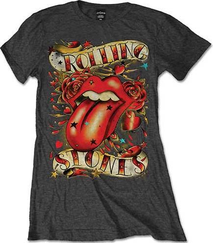 Actual product image The Rolling Stones Tongue & Stars (Girlie) (M)