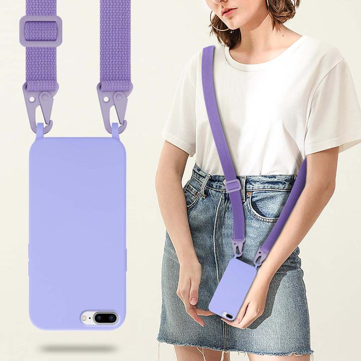 Image du produit Cadorabo TPU Cover Chaîne de téléphone portable Liquid (Apple iPhone 7 Plus, Apple iPhone 7s Plus)