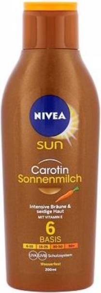 Actual product image NIVEA Sun Carotene (Suntan lotion, Up to SPF 10, 200 ml)