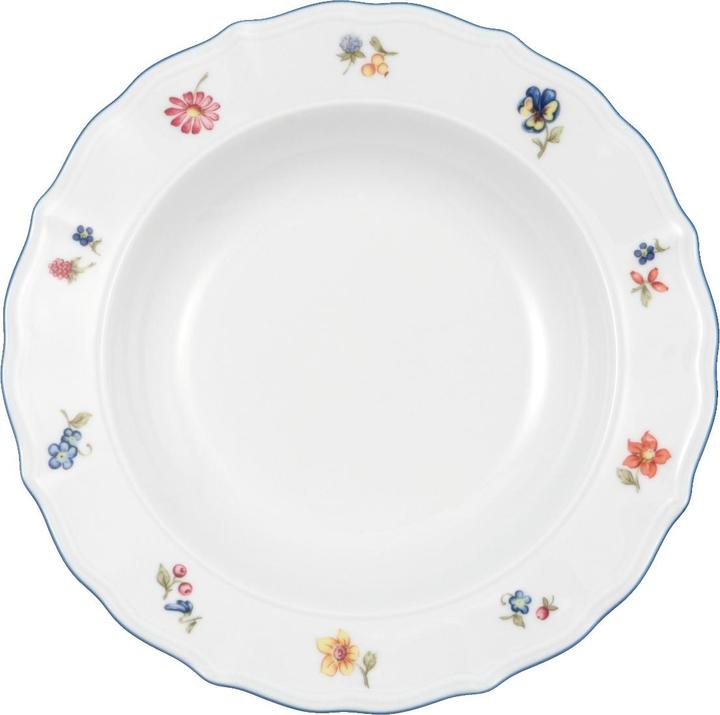 Seltmann Weiden SONATE Nostalgie 34032 Streublume Suppenteller 22,5 cm 6 Stück (1 x, 22.50 cm)
