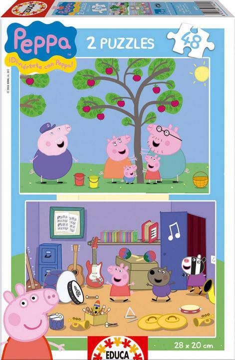 Produktbild Educa Puzzle 2x48 Peppa Pig G3 (48 Teile)
