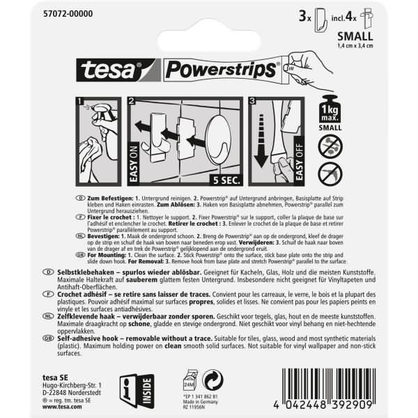 Image du produit tesa Crochets Powerstrips Small