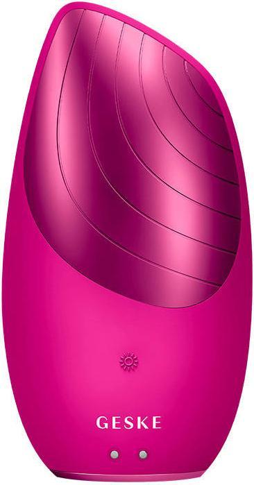 Actual product image Konjac Sponge Soniczna szczoteczka termiczna do twarzy 6w1 Geske z Aplikacją (magenta)