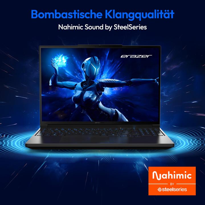 Immagine prodotto Medion ERAZER Major 16 X1 High-End Gaming Laptop (15.98", Intel Core Ultra 7 255HX, 32 GB, 2000 GB, Tastierino numerico)
