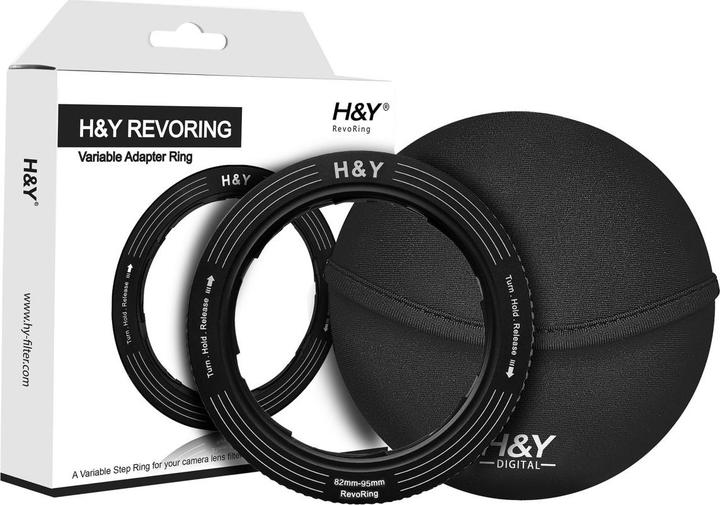 Produktbild H&Y RevoRing 82-95mm Var Adapter For 95mm Filters (HY-RS95) (HY-RS95) (Objektivfilter Adapter, 82 mm)