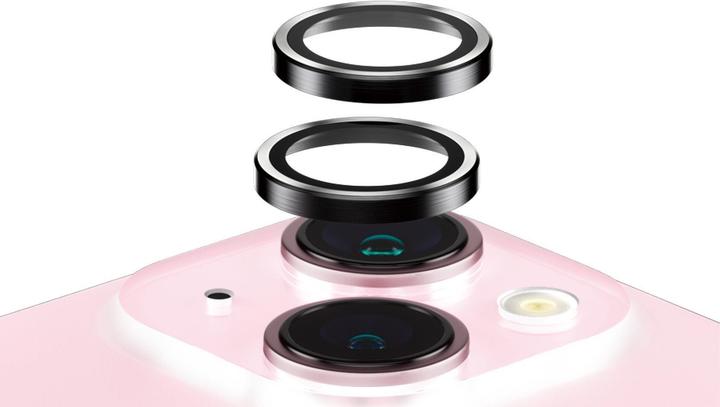Produktbild PanzerGlass Hoops Camera Lens Protector (1 Stück, Apple iPhone 15 Plus, Apple iPhone 15)