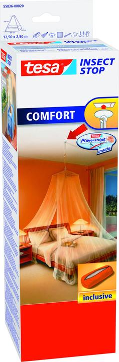 Actual product image tesa Mosquito net Comfort (1250 x 250 cm)