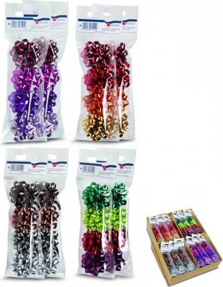Actual product image Magni Mini bow 4 pieces 45mm Mexico assorted (Gift ribbon, 4 x)