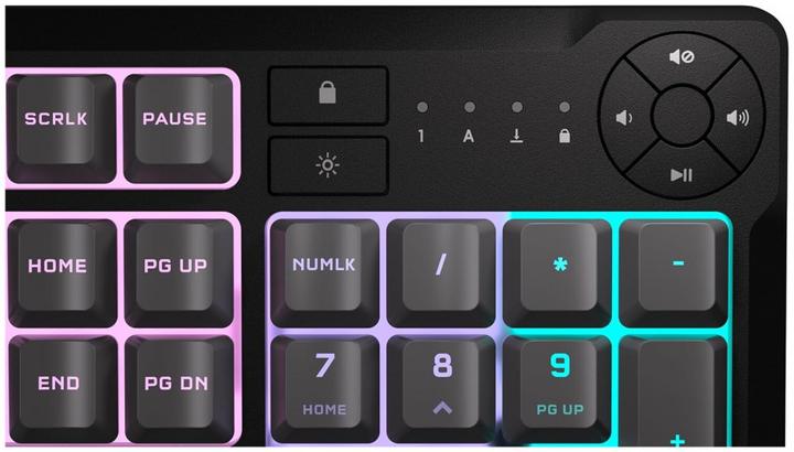 Actual product image Corsair K55 CORE RGB Gaming Keyboard (US, Cable)