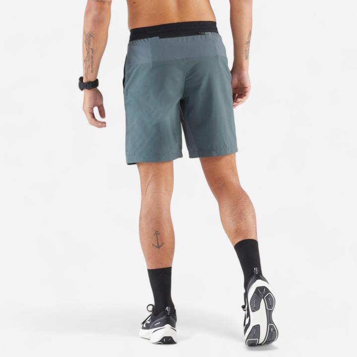 Image du produit Kiprun Short de running Homme - Run 500 Dry Vert foncé grisé (L)