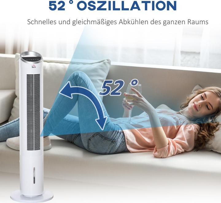Actual product image Homcom Air cooler with ice boxes