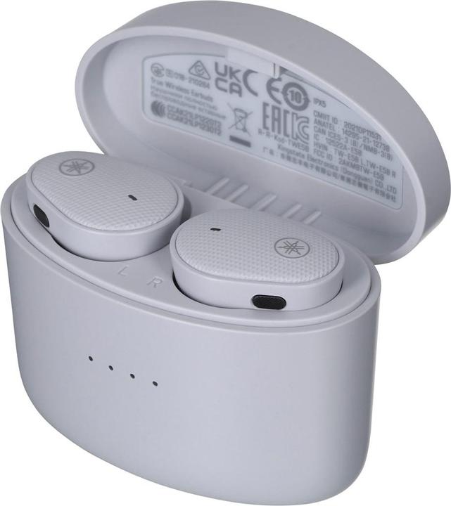 Actual product image Yamaha TW-E5B-GY wireless TWS headphones, colour grey (ANC, 30 h, Cable)