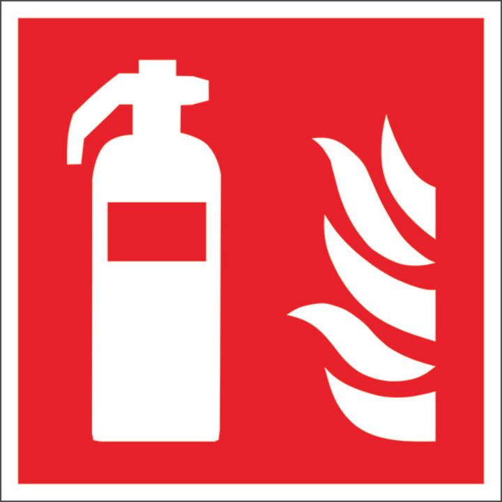 Produktbild SafetyMarking Brandschutzaufkleber "Feuerlöscher" quadratisch 10,0 x 10,0 cm