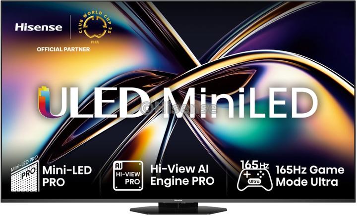 Produktbild Hisense TV 55U8Q (55", U8KQ, LED, Mini-LED, 4K, 2025)