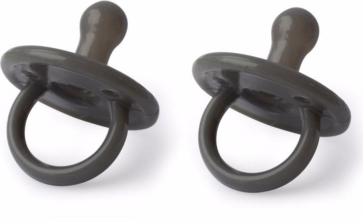 Actual product image Filibabba Silicone pacifier 2-pack - Stone grey (2 x)