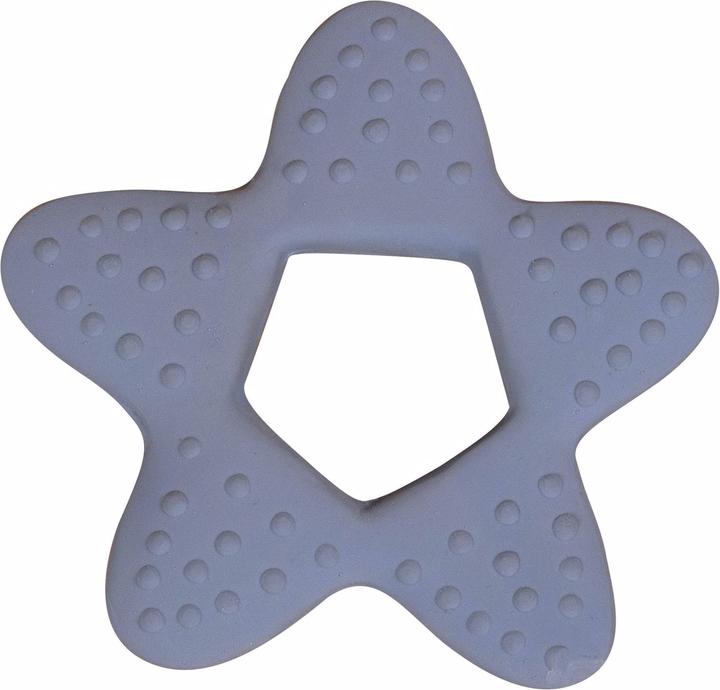 Filibabba Anneau de dentition - Étoile Caoutchouc Naturel - Powder Blue