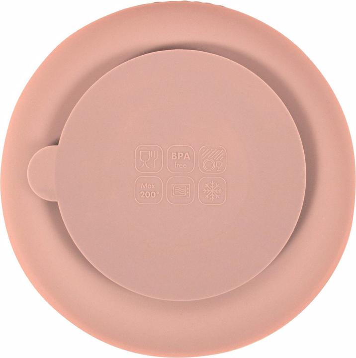 Actual product image Filibabba Silicone plate 2-pack - Peach