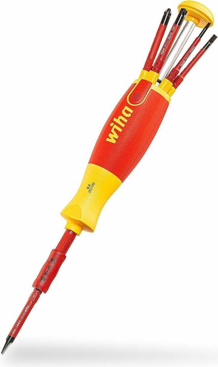 Actual product image Wiha Screwdriver with bit magazine (Port, Phillipps cross recess (PH), Pozidriv cross recess (PZ))