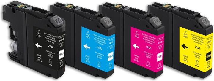 Generic Ink Tinte Brother LC223 Multipack (M, BK, Y, C)