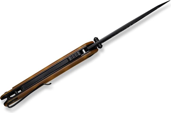 Actual product image Civivi Vision FG Ultem Amber & Black (9 cm)