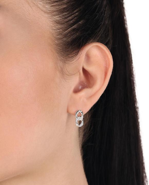 Immagine prodotto Amor Gioielli per orecchie da donna, argento 925, zirconi sintetici. (Argento 925)