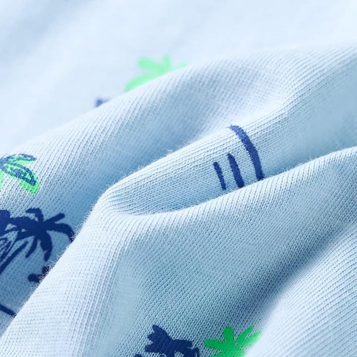 Immagine prodotto VidaXL Maglietta da bambino azzurro 128,Materiale: 100 % cotone,Colore (128)