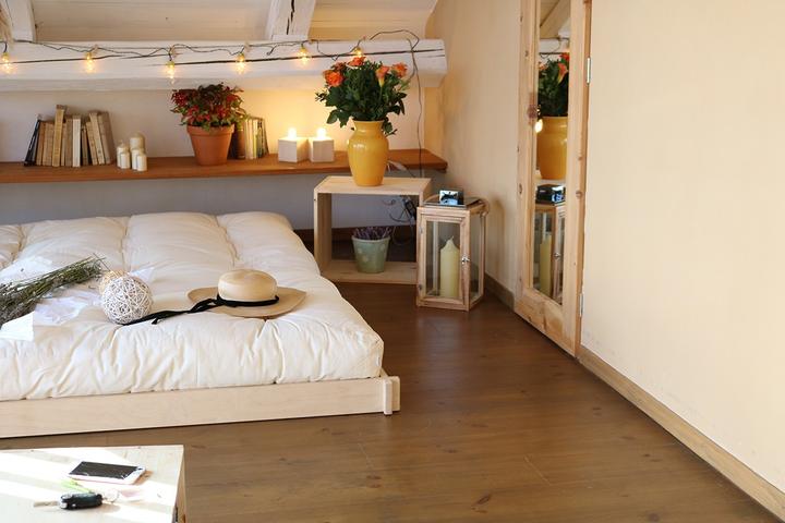 Actual product image Europe & Nature Wooden tatami (180 x 200 cm)