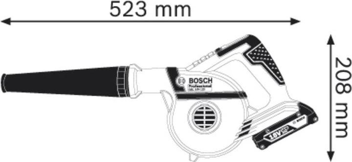 Produktbild Bosch Professional GBL 18V-120 (Akkubetrieb, Werkstattgebläse)