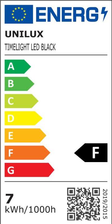 Energy Label Unilux Timelight (600 lm)
