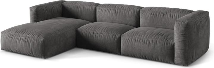 Image du produit Micadoni Canapé D'Angle Gauche Modulaire, "Martina", 3 Places, 332x176x75 Fabriqué en Europe (Canapé d'angle)