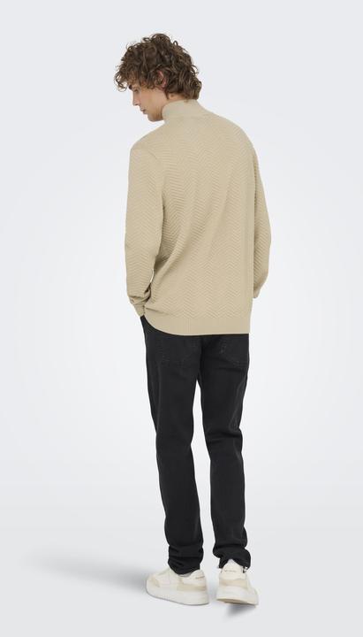 Immagine prodotto Only & Sons Onsmace Reg 12 Herringbon Half Zip Knit (XXL)
