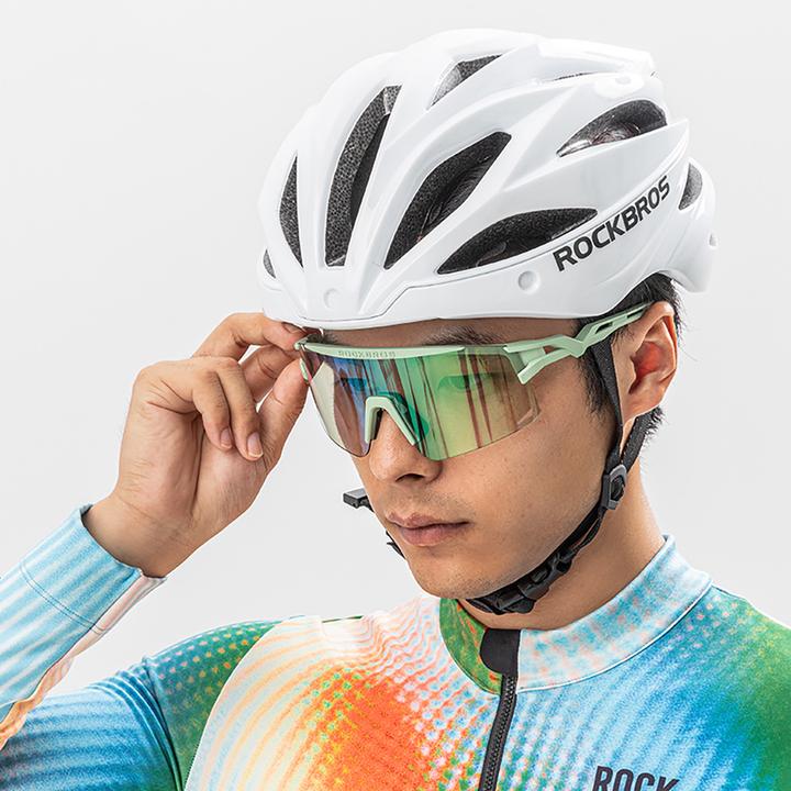 Produktbild Rockbros Photochromic Cycling Glasses with UV Protection and Corrective Insert - Green (Grün, Grün)