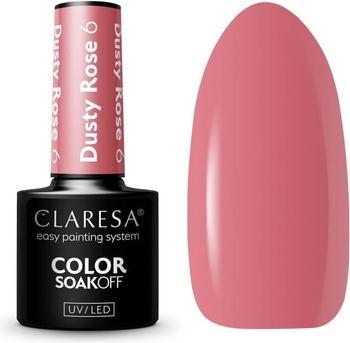 Claresa Dusty Rose UV-Nagellack 5ml - 6er-Pack (Beige, UV-Gel Lack)
