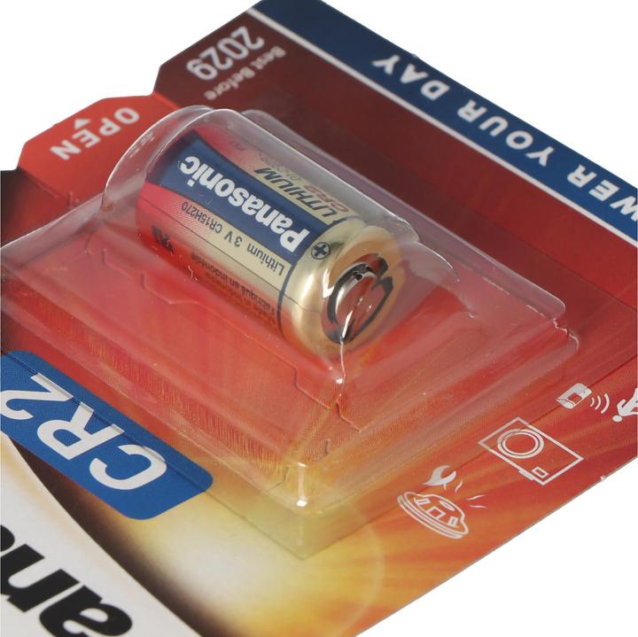 Produktbild Panasonic Batterie CR2, CR2EP, CR-2 Batterie 10er Pack (10 Stk., CR2, 850 mAh)