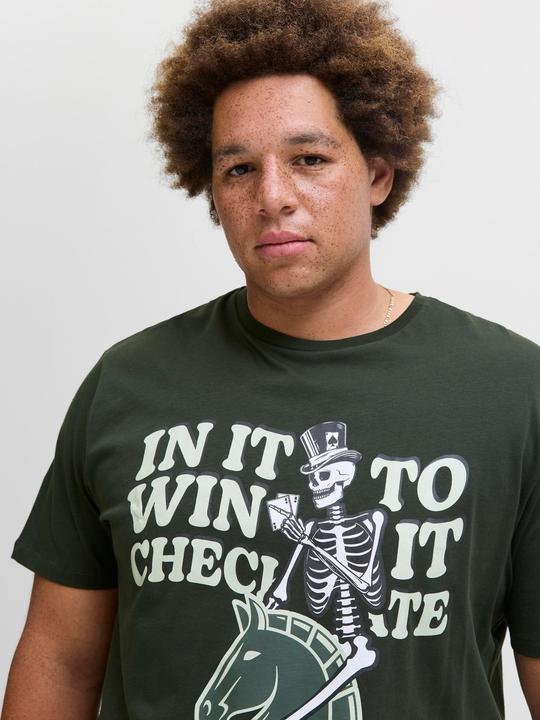 Actual product image Jack & Jones Plus Size Gedruckt T-shirt T-shirt (6XL)