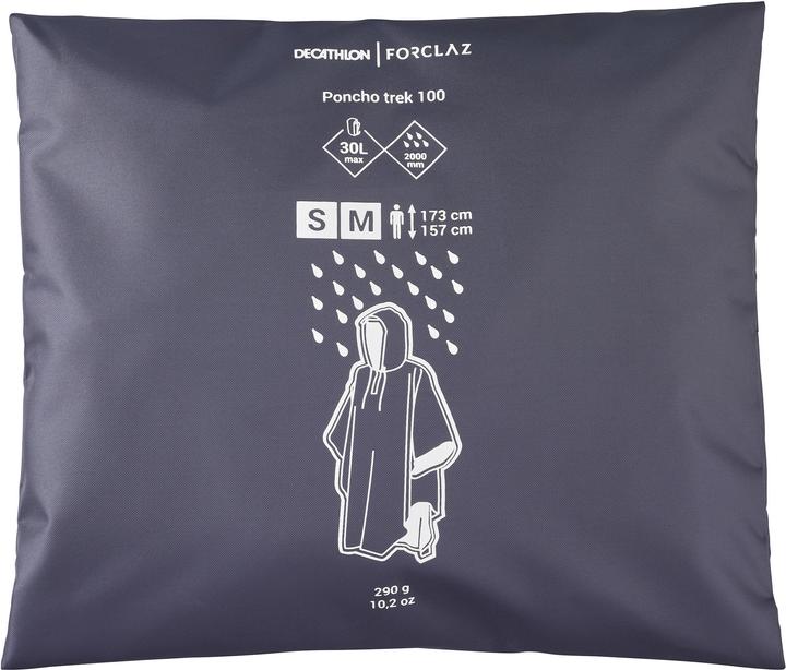 Actual product image Forclaz Poncho 100
