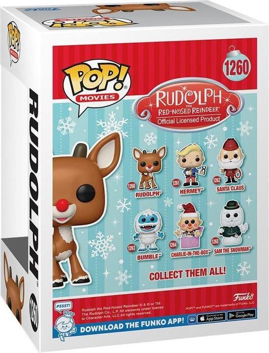 Produktbild Funko Rudolph the Red-Nosed Reindeer POP! Movies Vinyl figurine Rudolph 9 cm