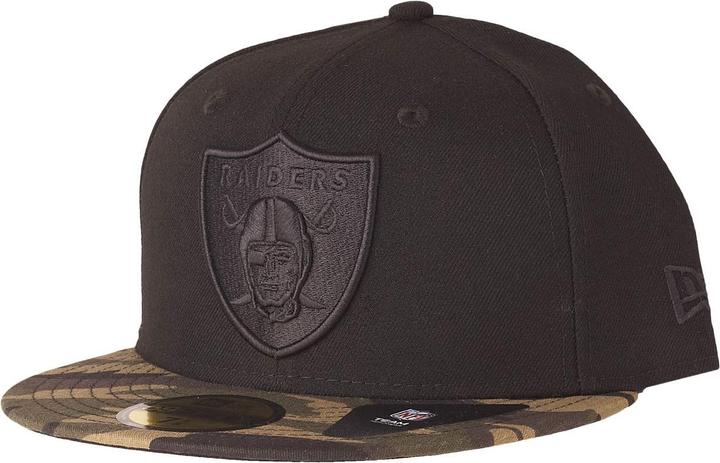 New Era NFL - Las Vegas Raiders - Camo Black Wood 59Fifty Cap schwarz 7 1/4 (56)