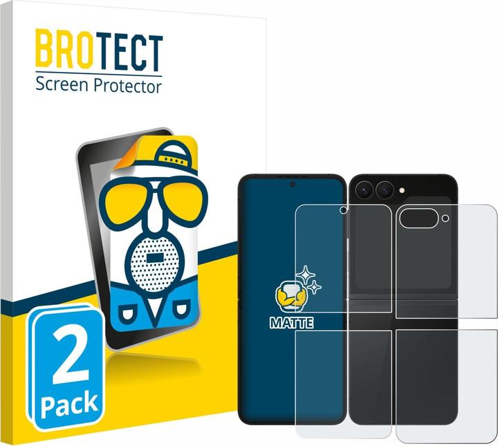 Actual product image BROTECT Protector Anti-Glare (2 Piece, Samsung Galaxy Z Flip 7 FE)