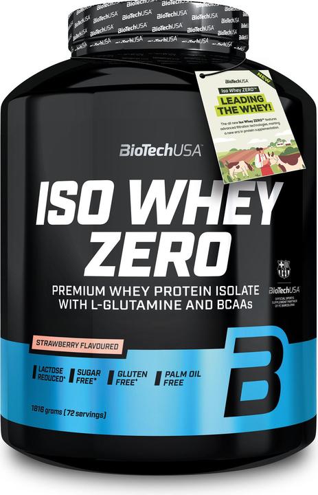 Image du produit Biotech USA Iso Whey Zero (Fraise, 1 pcs, 1820 g)