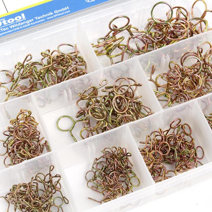 Produktbild XPOtool Federklemmen Set 290tlg Schlauchschellen Schlauchklemmen 5-13mm Schlauch