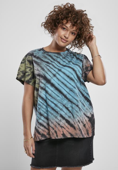 Urban Classics Ladies Tie Dye Boyfriend Tee