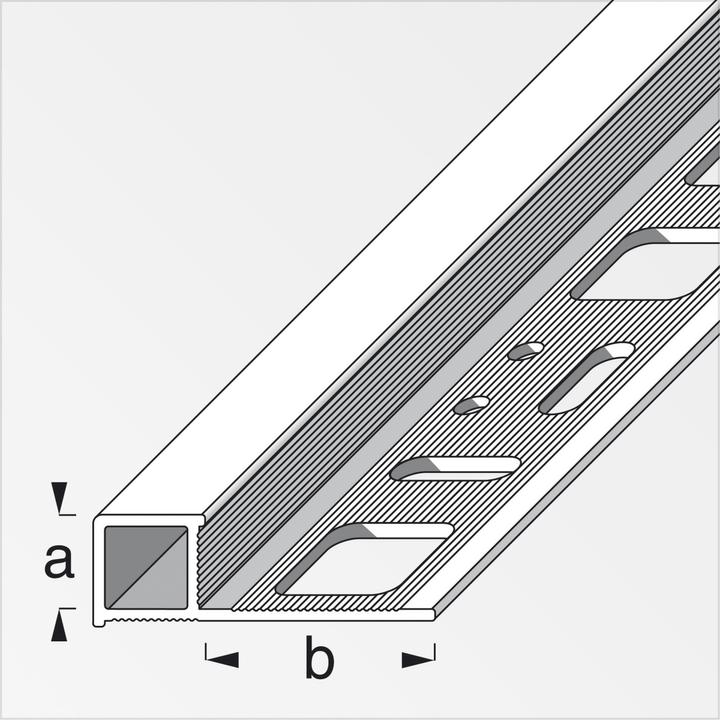 Image du produit Alfer Profilé carré en aluminium 2.5m