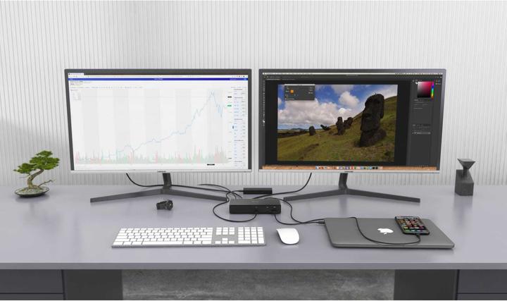 Productafbeelding i-tec TB3CDUALDPDOCKPDCH + PD 85W (Thunderbolt, 269 Havens)