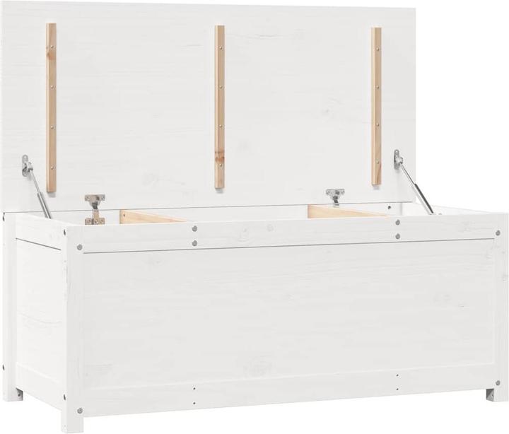 Produktbild VidaXL Truhe Weiss 110x50x45,5 cm Massivholz Kiefer,Farbe