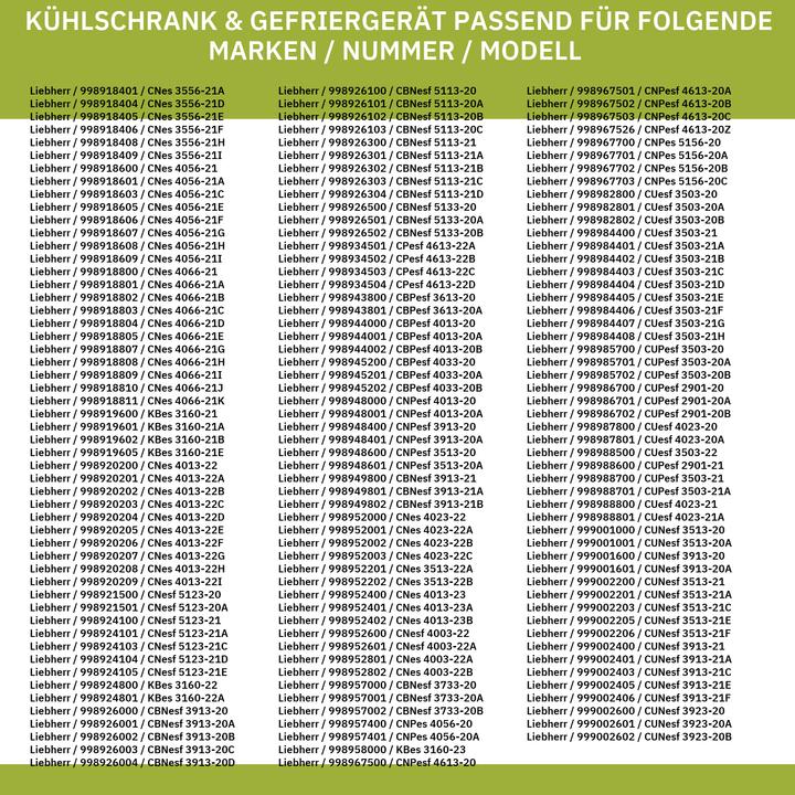 Produktbild Europart Türgriff wie LIEBHERR 9096532 für KühlGefrierKombination