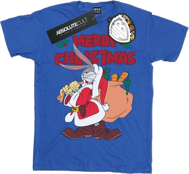 Looney Tunes Santa Bugs Bunny TShirt (M)