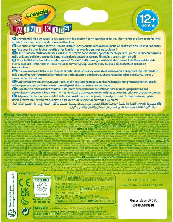 Produktbild Crayola Mini Kids - Marker (Assortiert, 8 x)